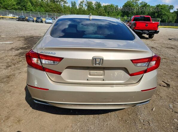 1HGCV1F13KA055934 2019 HONDA ACCORD Beige Հետևի տեսք