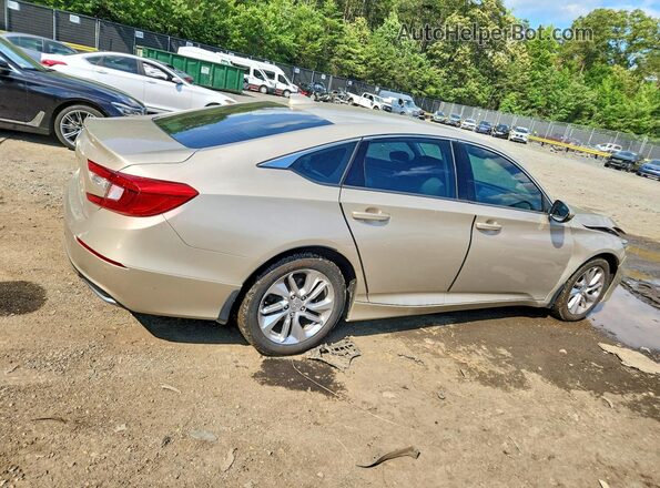 1HGCV1F13KA055934 2019 HONDA ACCORD Beige Հետևի աջ