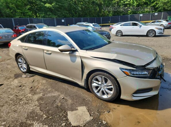 1HGCV1F13KA055934 2019 HONDA ACCORD Beige Առջևի աջ