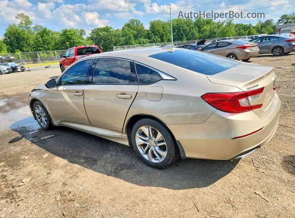 1HGCV1F13KA055934 2019 HONDA ACCORD Beige Հետևի ձախ