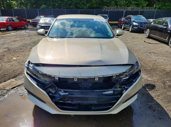 1HGCV1F13KA055934 2019 HONDA ACCORD Beige Դիմացի տեսք