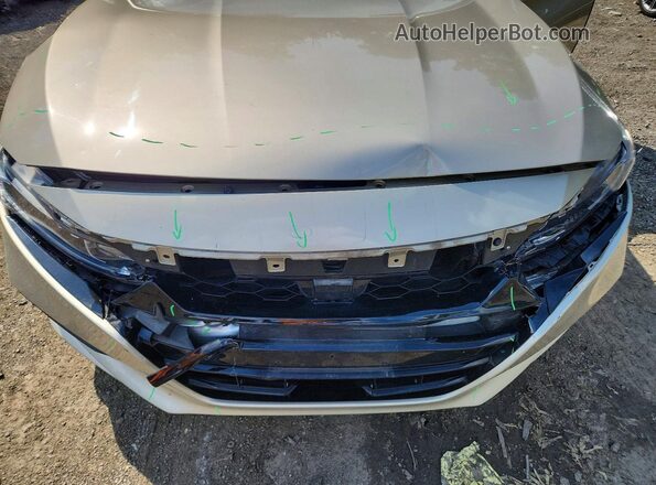 1HGCV1F13KA055934 2019 HONDA ACCORD Beige Սալոնի հետևի տեսք