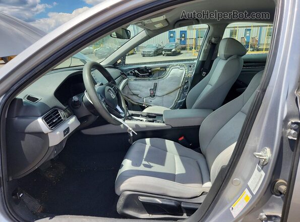 1HGCV1F13KA056727 2019 HONDA ACCORD Silver Widok wnętrza z przodu