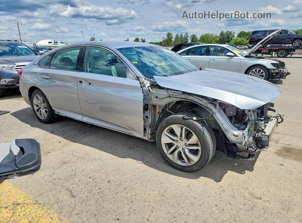 1HGCV1F13KA056727 2019 HONDA ACCORD Silver Przód prawy