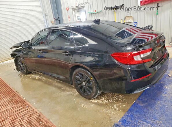 1HGCV1F13KA123388 2019 HONDA ACCORD Black Tył lewy