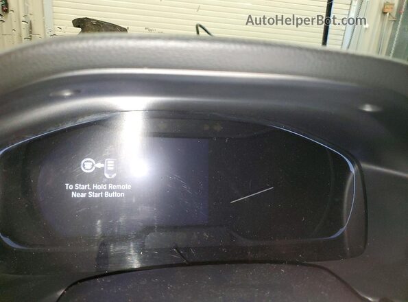 1HGCV1F13KA123388 2019 HONDA ACCORD Black Widok zestawu wskaźników