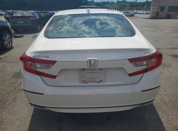 1HGCV1F13KA154222 2019 HONDA ACCORD White Vista trasera