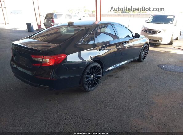 1HGCV1F13KA165155 2019 HONDA ACCORD Black Задня права чверть