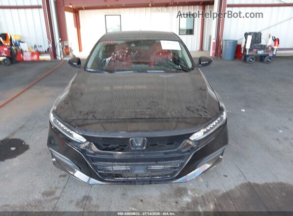 1HGCV1F13KA165155 2019 HONDA ACCORD Black Вид щитка приладів