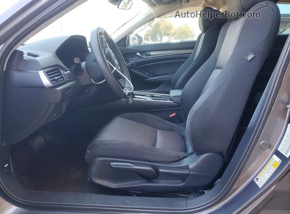 1HGCV1F13LA002622 2020 HONDA ACCORD Gray Вид салону спереду