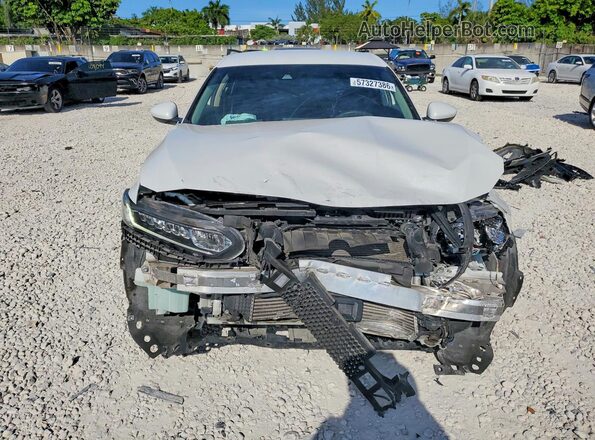 1HGCV1F13LA032591 2020 HONDA ACCORD White Вид спереду