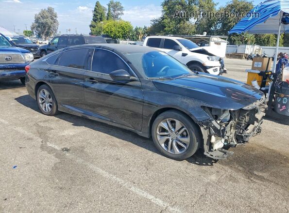 1HGCV1F13LA089406 2020 HONDA ACCORD Black Przód prawy