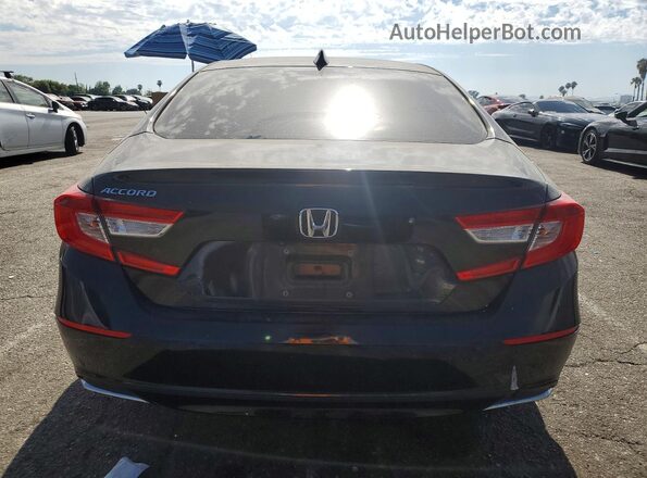 1HGCV1F13LA089406 2020 HONDA ACCORD Black Widok z tyłu