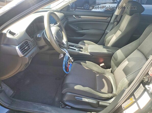 1HGCV1F13LA089406 2020 HONDA ACCORD Black Widok wnętrza z przodu