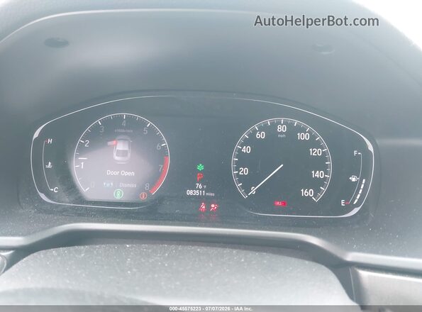 1HGCV1F13LA112828 2020 HONDA ACCORD Gray Вид задніх сидінь