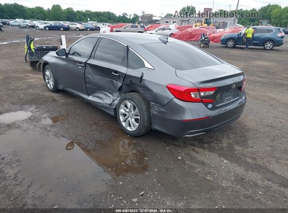 1HGCV1F13LA112828 2020 HONDA ACCORD Gray Задня ліва чверть