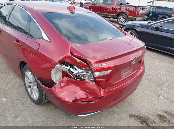 1HGCV1F13LA136109 2020 HONDA ACCORD Red Widok z przodu