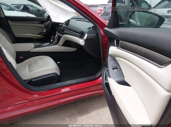1HGCV1F13LA136109 2020 HONDA ACCORD Red Widok wnętrza z przodu