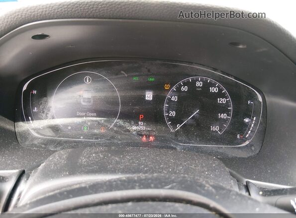 1HGCV1F13LA136109 2020 HONDA ACCORD Red Widok tylnych siedzeń