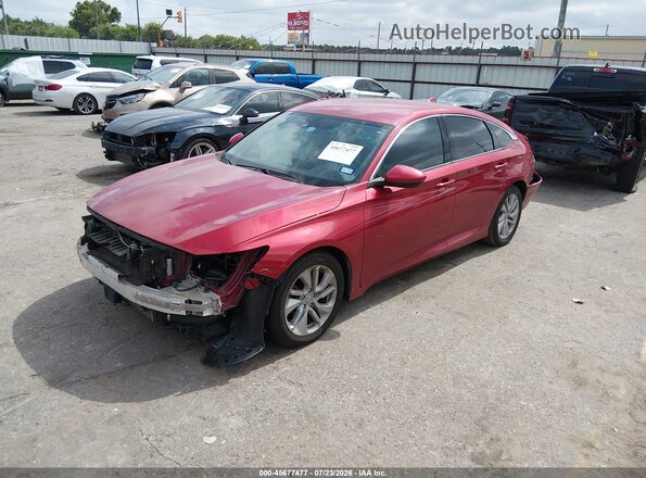 1HGCV1F13LA136109 2020 HONDA ACCORD Red Przód lewy