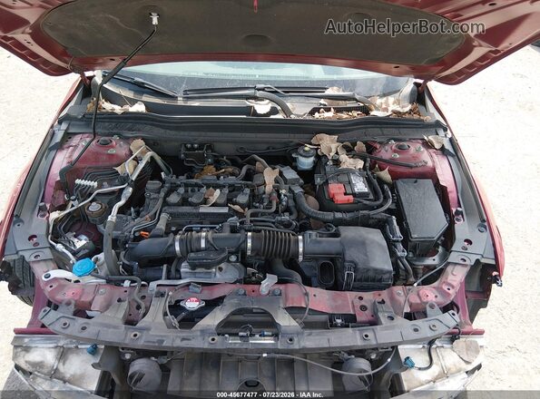 1HGCV1F13LA136109 2020 HONDA ACCORD Red Widok z tyłu