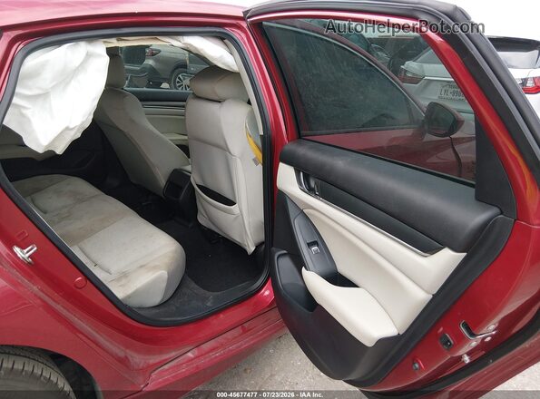 1HGCV1F13LA136109 2020 HONDA ACCORD Red Widok naklejki z numerem VIN