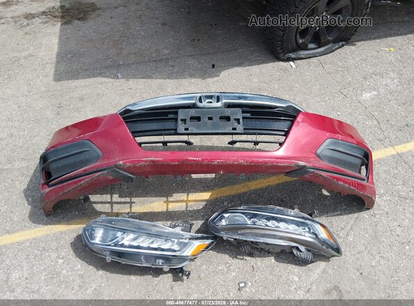 1HGCV1F13LA136109 2020 HONDA ACCORD Red Widok zestawu wskaźników