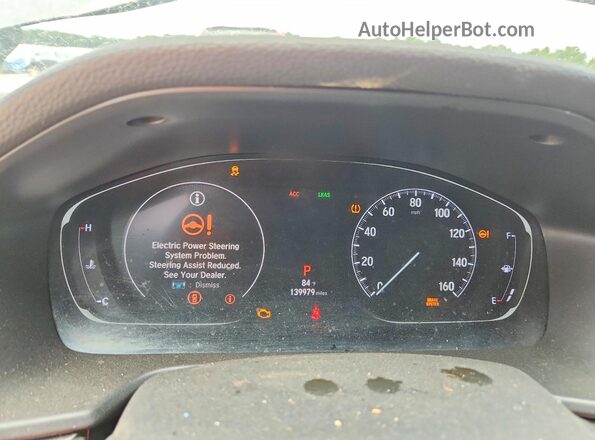 1HGCV1F13LA149376 2020 HONDA ACCORD Black Vista del cuadro de instrumentos