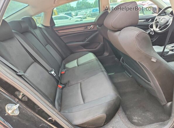 1HGCV1F13LA149376 2020 HONDA ACCORD Black Vista de los asientos traseros