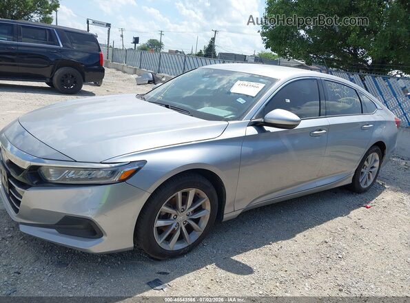 1HGCV1F13MA044225 2021 HONDA ACCORD Silver Սալոնի 360 աստիճան տեսք