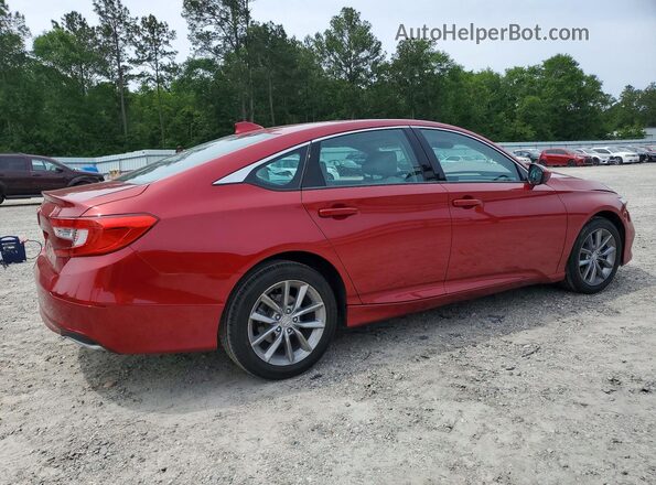 1HGCV1F13MA063888 2021 HONDA ACCORD Red Rear right