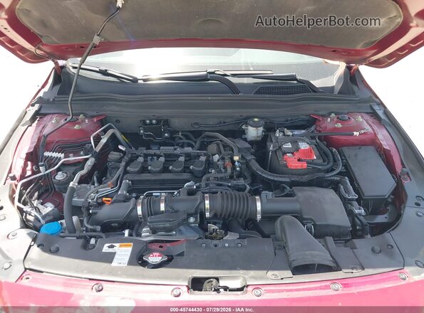 1HGCV1F13MA094977 2021 HONDA ACCORD Burgundy Հետևի տեսք