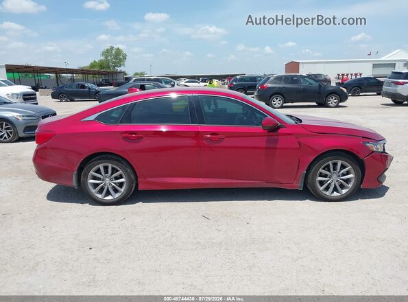 1HGCV1F13MA094977 2021 HONDA ACCORD Burgundy Սալոնի հետևի տեսք