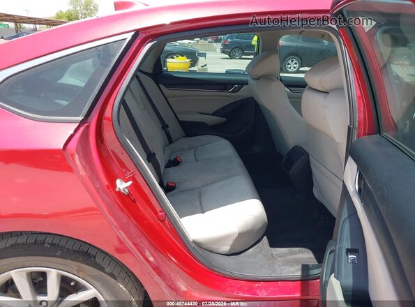 1HGCV1F13MA094977 2021 HONDA ACCORD Burgundy VIN կոդի պիտակի տեսք