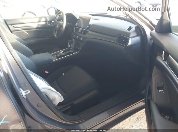 1HGCV1F13MA117612 2021 HONDA ACCORD Серый Вид салона спереди
