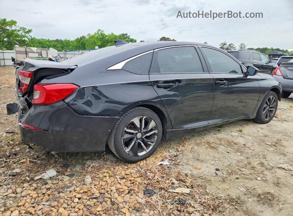 1HGCV1F14JA023329 2018 HONDA ACCORD Черный Задняя правая четверть