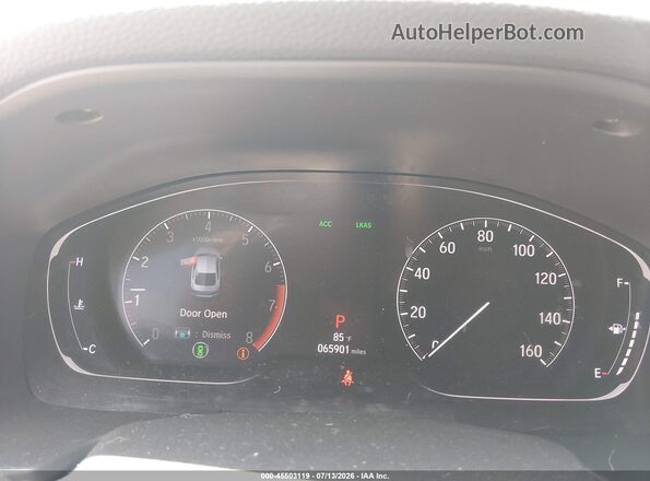 1HGCV1F14JA023346 2018 HONDA ACCORD Черный Вид задних сидений