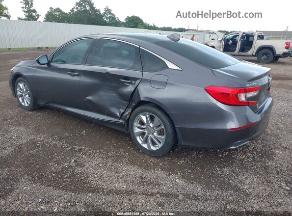 1HGCV1F14JA061563 2018 HONDA ACCORD Gray Rear left