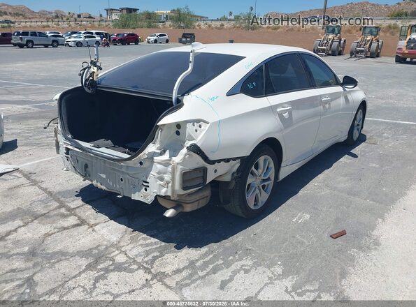 1HGCV1F14JA066245 2018 HONDA ACCORD White Rear right
