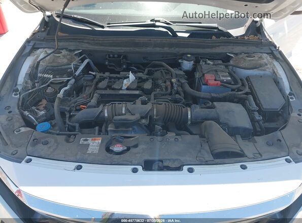1HGCV1F14JA066245 2018 HONDA ACCORD White Rear view