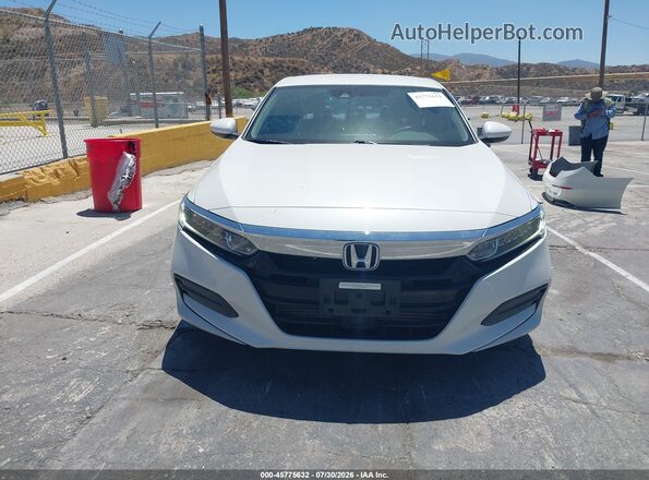 1HGCV1F14JA066245 2018 HONDA ACCORD White Rear interior view