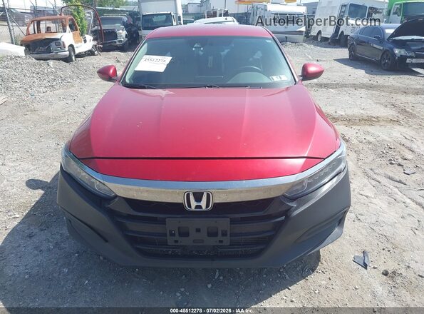 1HGCV1F14JA072143 2018 HONDA ACCORD Burgundy Вид панелі приладів