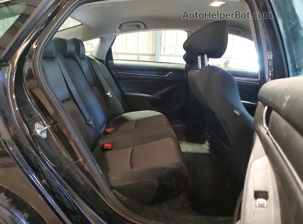 1HGCV1F14JA081795 2018 HONDA ACCORD Black Вид задніх сидінь