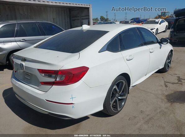 1HGCV1F14JA164417 2018 HONDA ACCORD White Trasero derecho