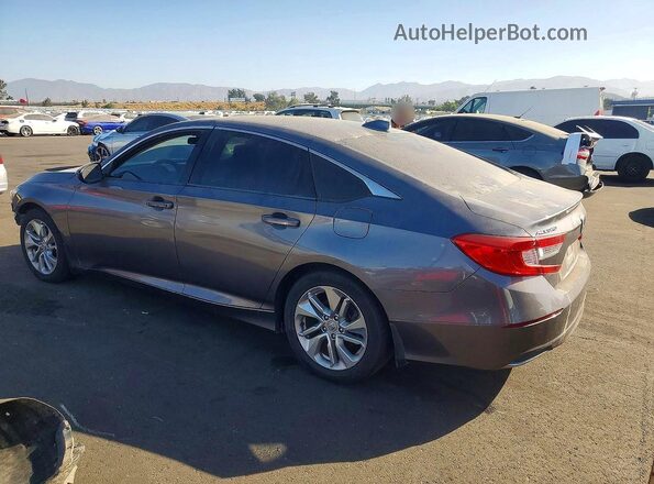 1HGCV1F14JA235034 2018 HONDA ACCORD Gray Հետևի ձախ