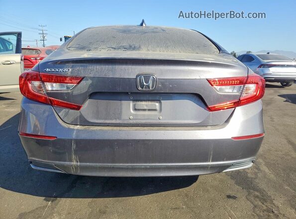 1HGCV1F14JA235034 2018 HONDA ACCORD Gray Հետևի տեսք