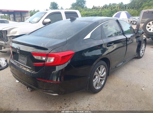 1HGCV1F14JA241285 2018 HONDA ACCORD Black Задня права чверть