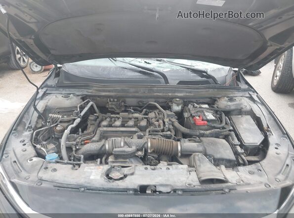 1HGCV1F14JA241285 2018 HONDA ACCORD Black Вид ззаду
