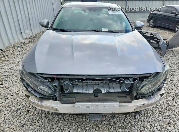 1HGCV1F14KA061192 2019 HONDA ACCORD Silver Դիմացի տեսք