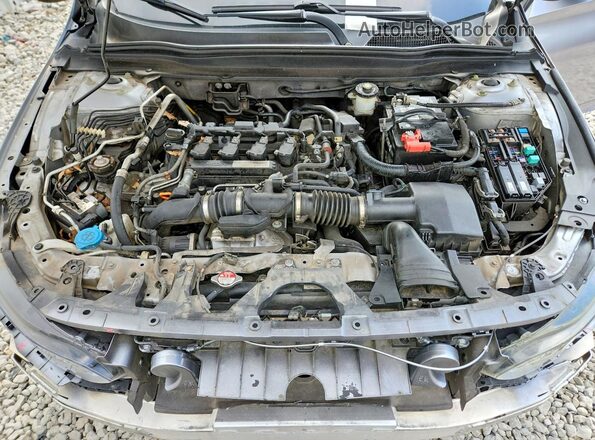 1HGCV1F14KA061192 2019 HONDA ACCORD Silver Սալոնի հետևի տեսք